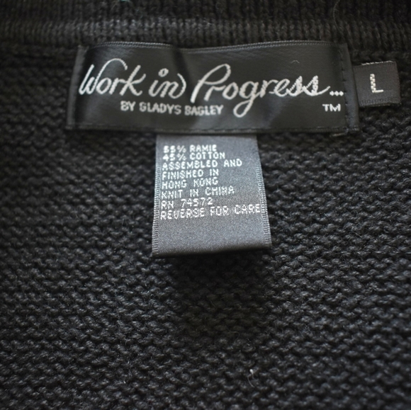 Vintage work in progress gladys bagley sweater - Picture 7 of 8